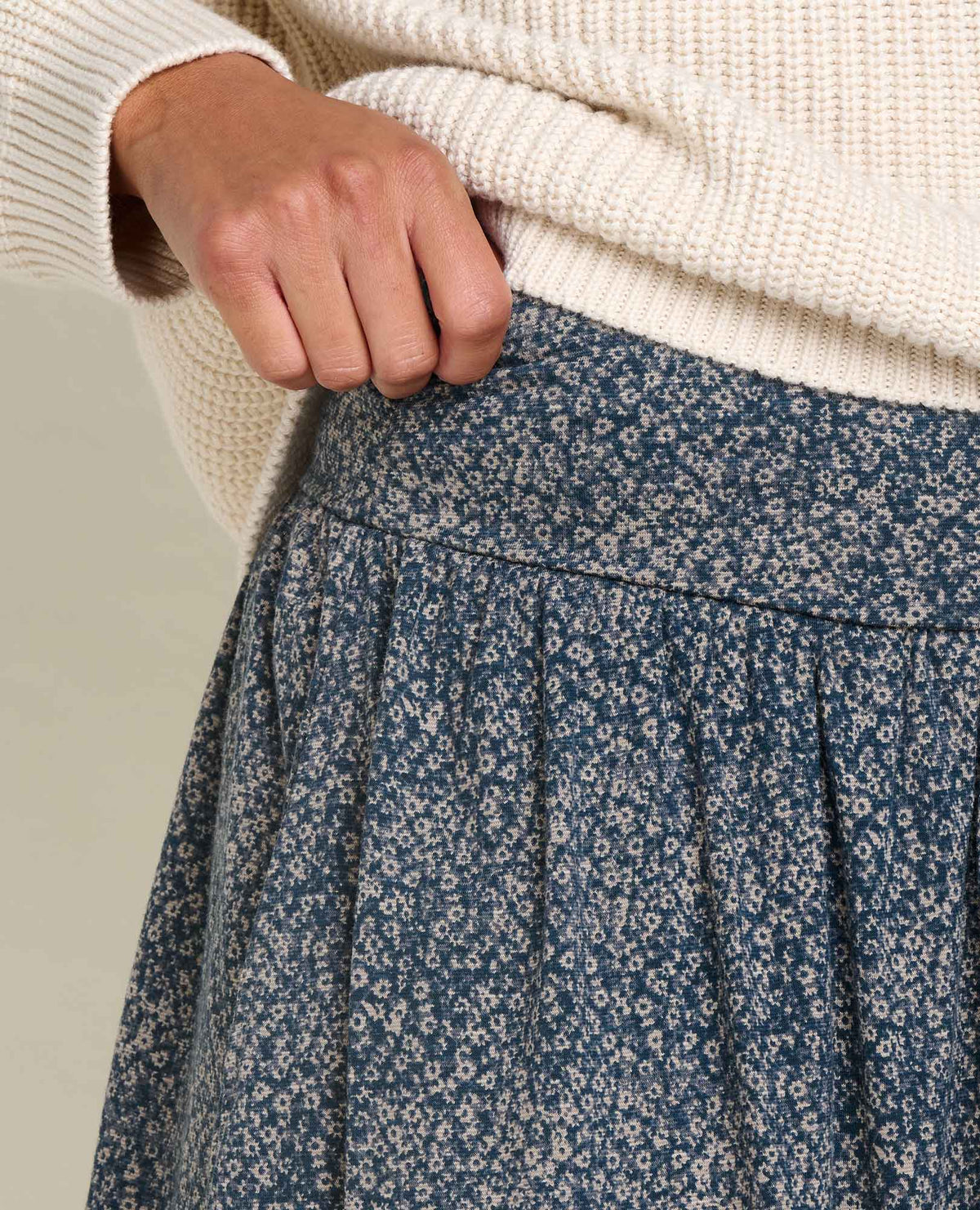 Toad&Co Chaka Midi Skirt - Organic Cotton & TENCEL™ A-Line Midi Skirt
