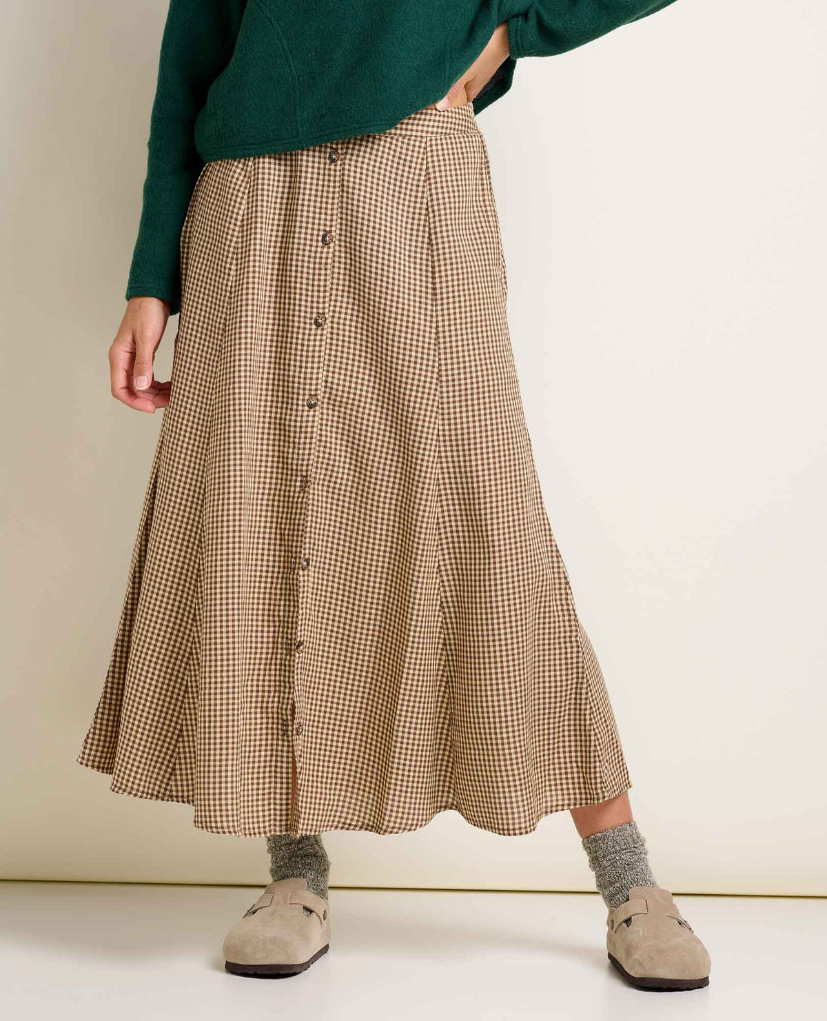 Toad&Co Manzana Organic Cotton Midi Skirt