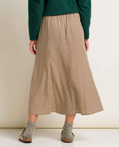 Toad&Co Manzana Organic Cotton Midi Skirt