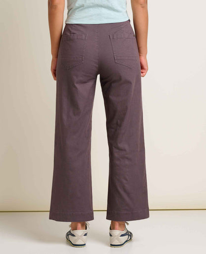 Toad&Co Earthworks Wide Leg Organic Cotton Crop Pant