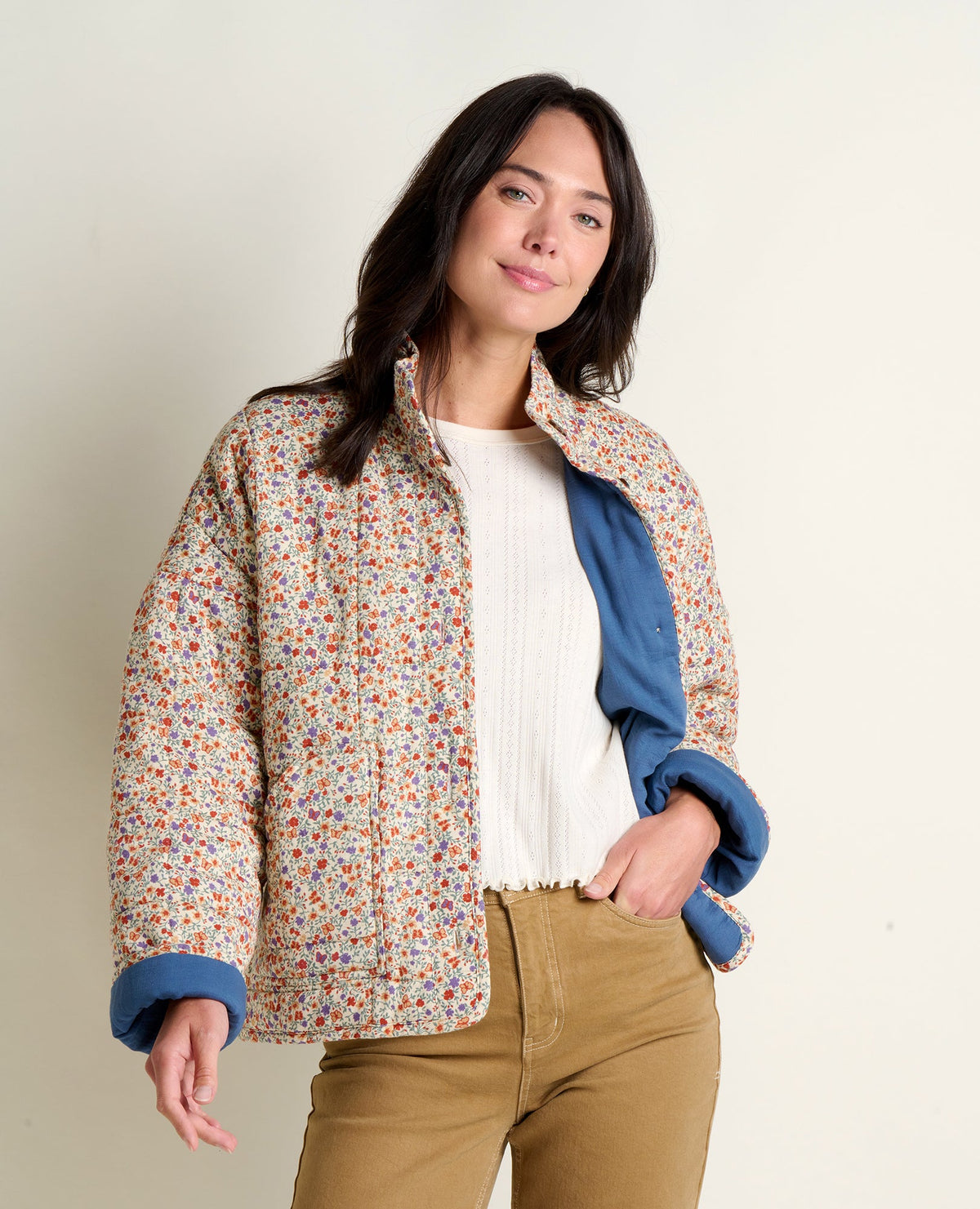 Toad&Co Organic Cotton Quilted Jacket with Recycled Insulation