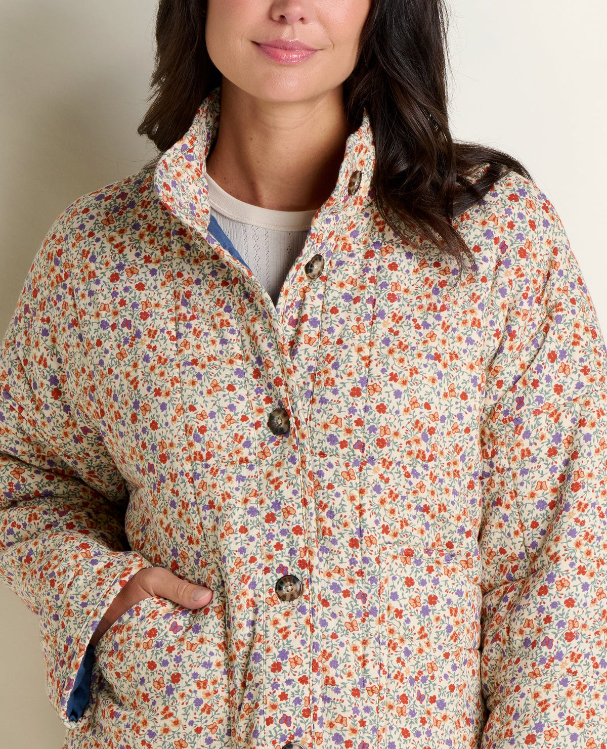 Toad&Co Organic Cotton Quilted Jacket with Recycled Insulation