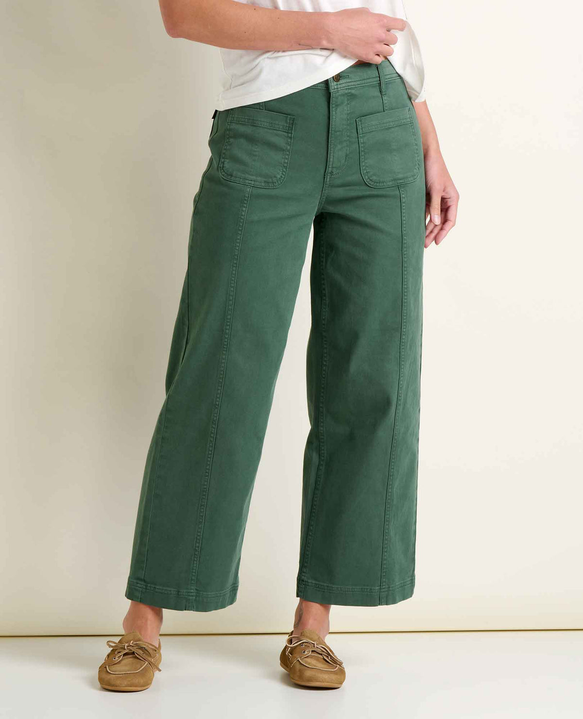 Toad&Co Linden Canvas Wide Leg Sailor Pant - Organic Cotton