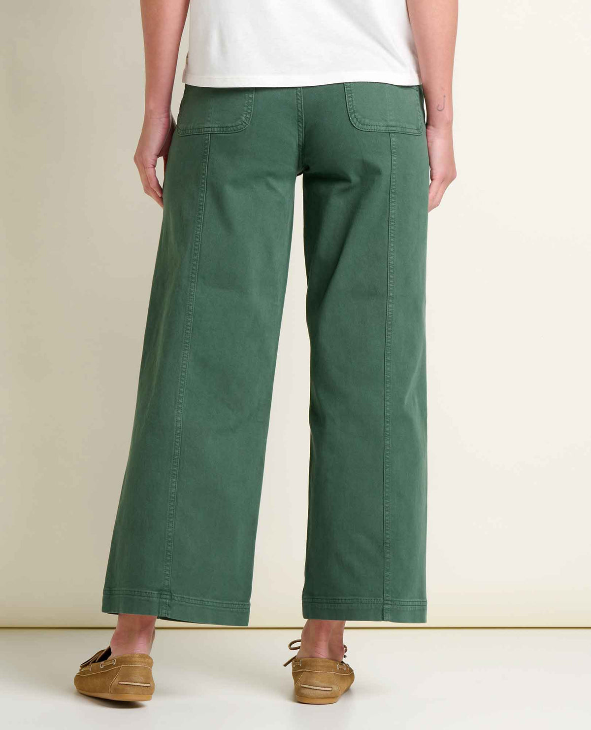 Toad&Co Linden Canvas Wide Leg Sailor Pant - Organic Cotton