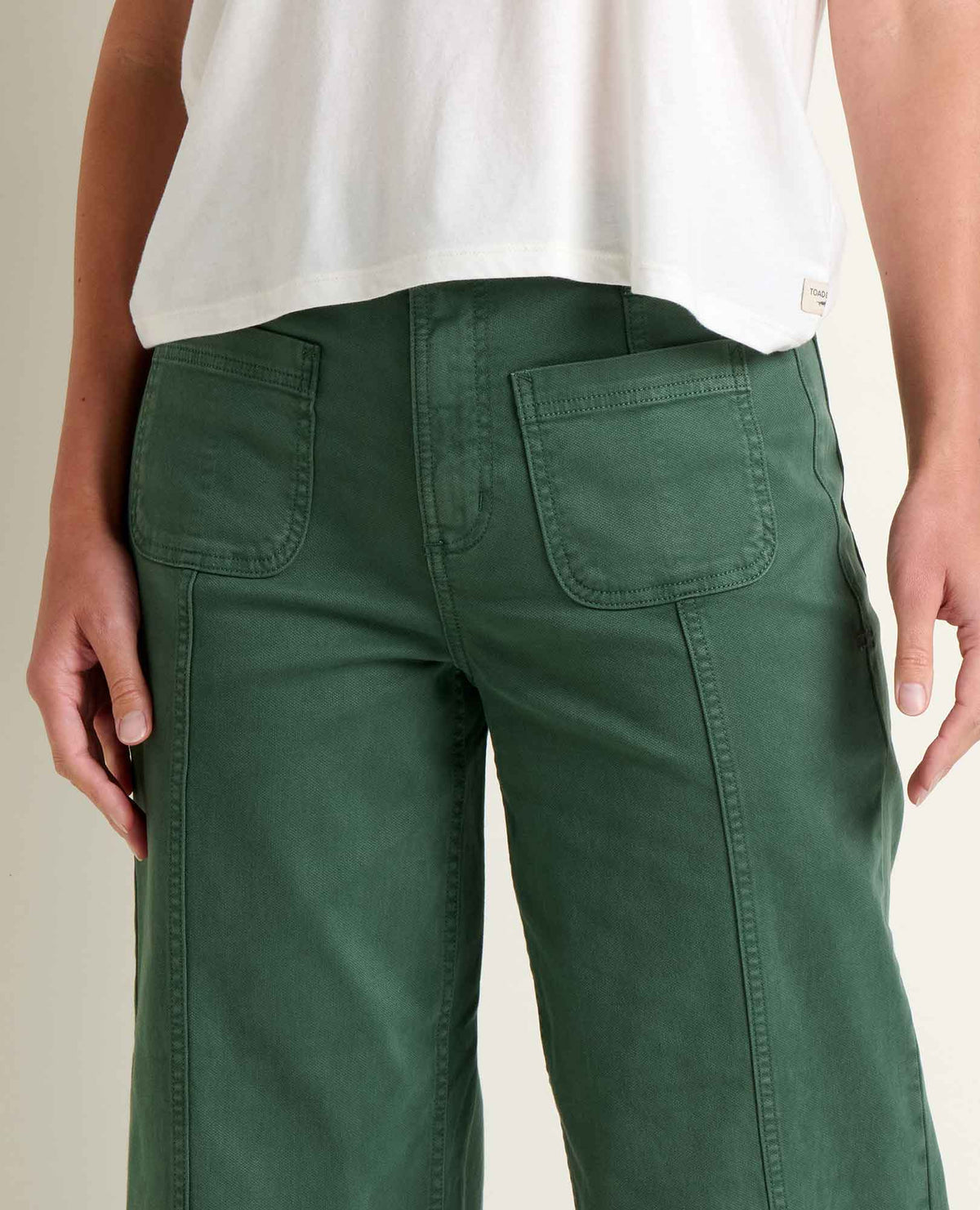 Toad&Co Linden Canvas Wide Leg Sailor Pant - Organic Cotton