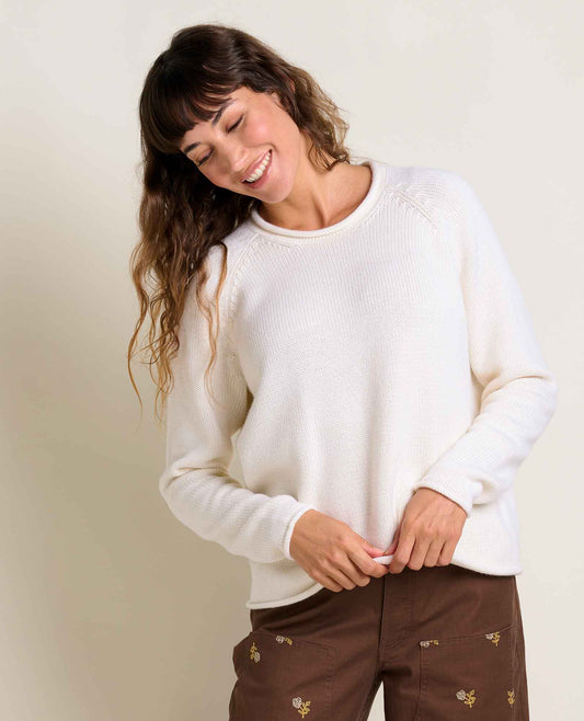 Toad&Co Alpineglo Sweater - Organic Cotton Next to Skin and Wool Outer