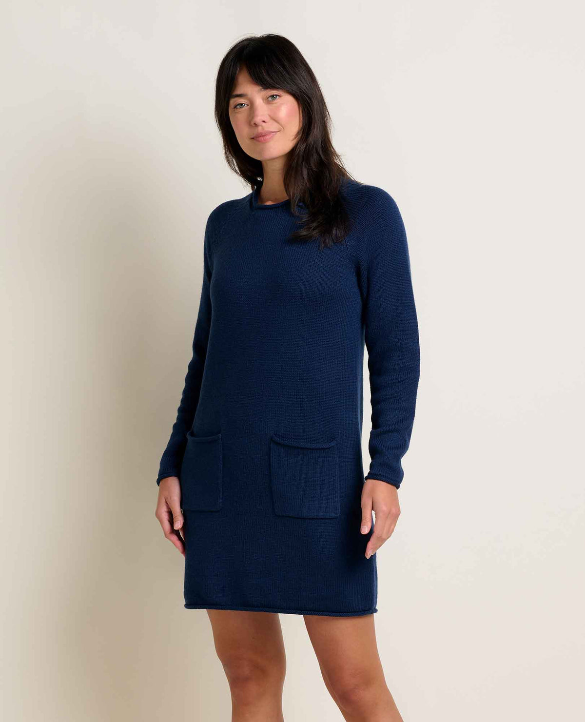 Toad&Co Alpineglo Roll Neck Sweater Dress - Organic Cotton & Wool