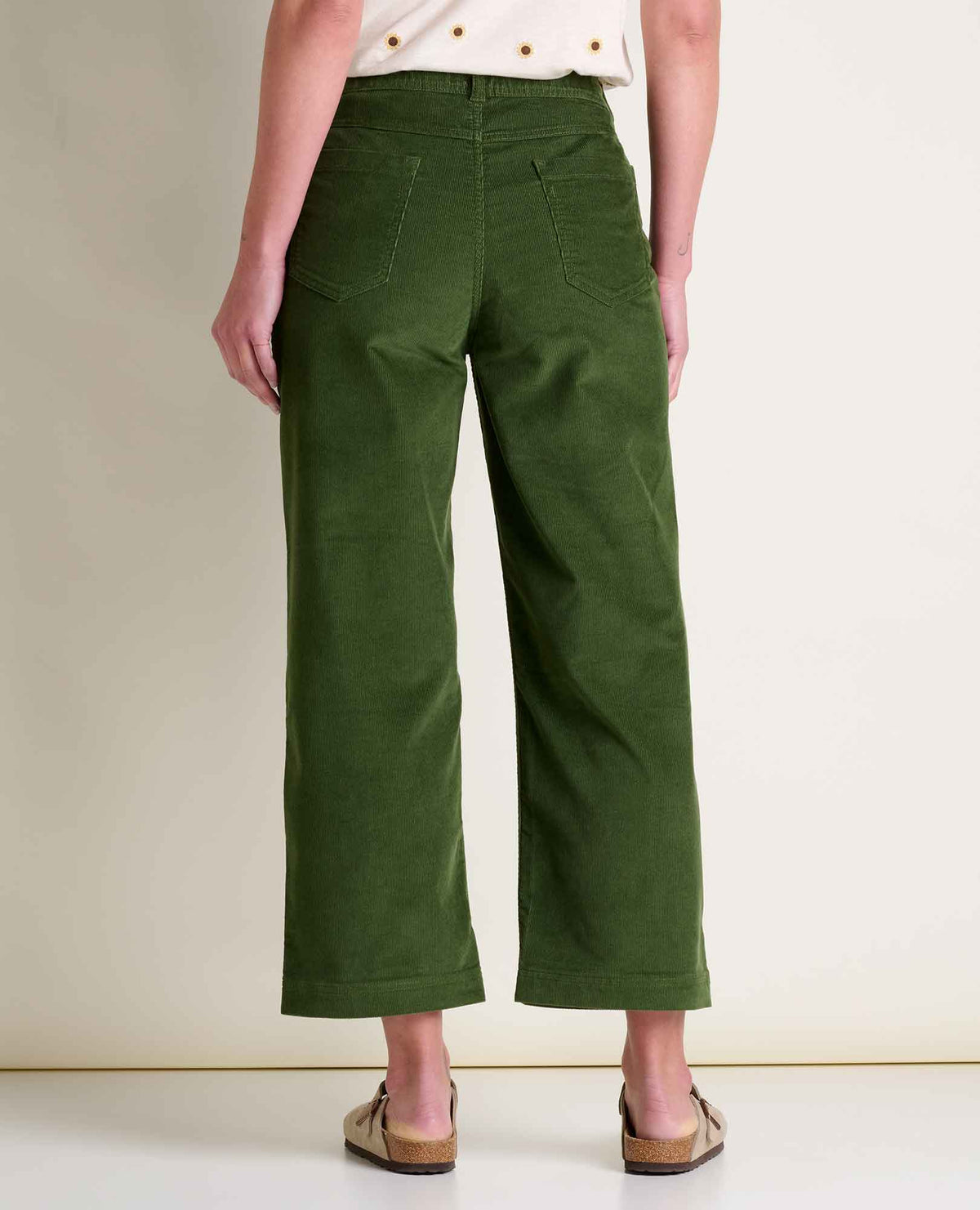 Toad&Co Women's Corduroy Wide Leg Crop Pant