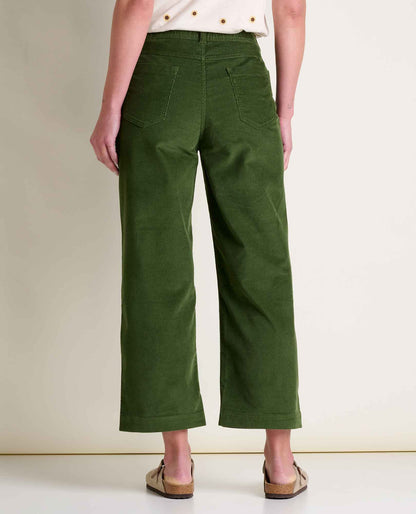 Toad&Co Women's Corduroy Wide Leg Crop Pant