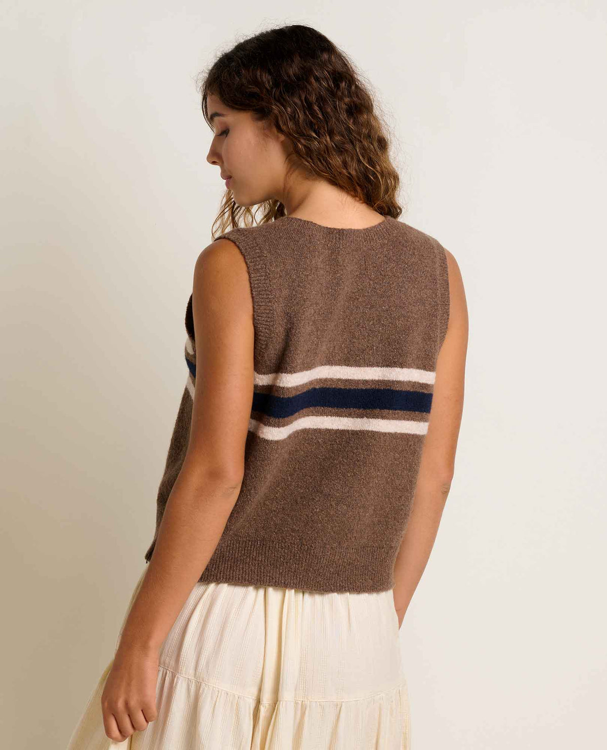 Toad&Co Women's Wasatch V-Neck Wool Sweater Vest - Soft, Never Itchy