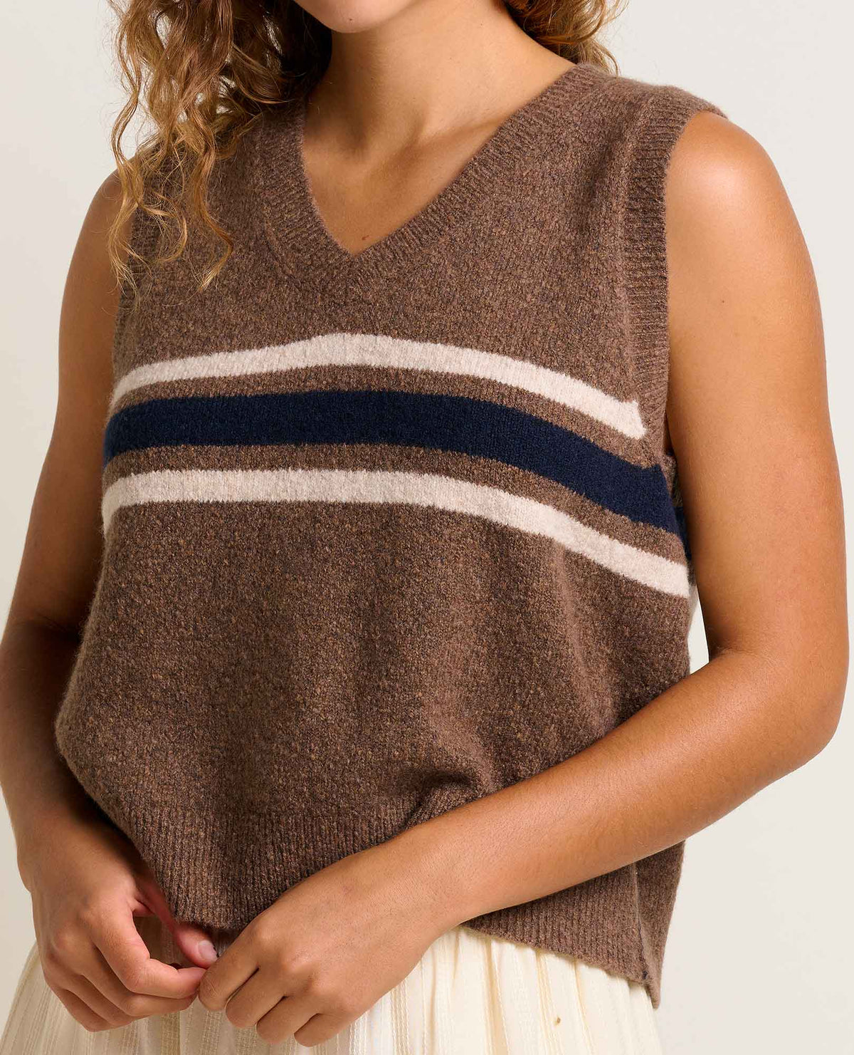 Toad&Co Women's Wasatch V-Neck Wool Sweater Vest - Soft, Never Itchy