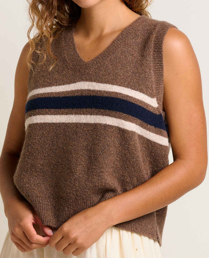 Toad&Co Women's Wasatch V-Neck Wool Sweater Vest - Soft, Never Itchy
