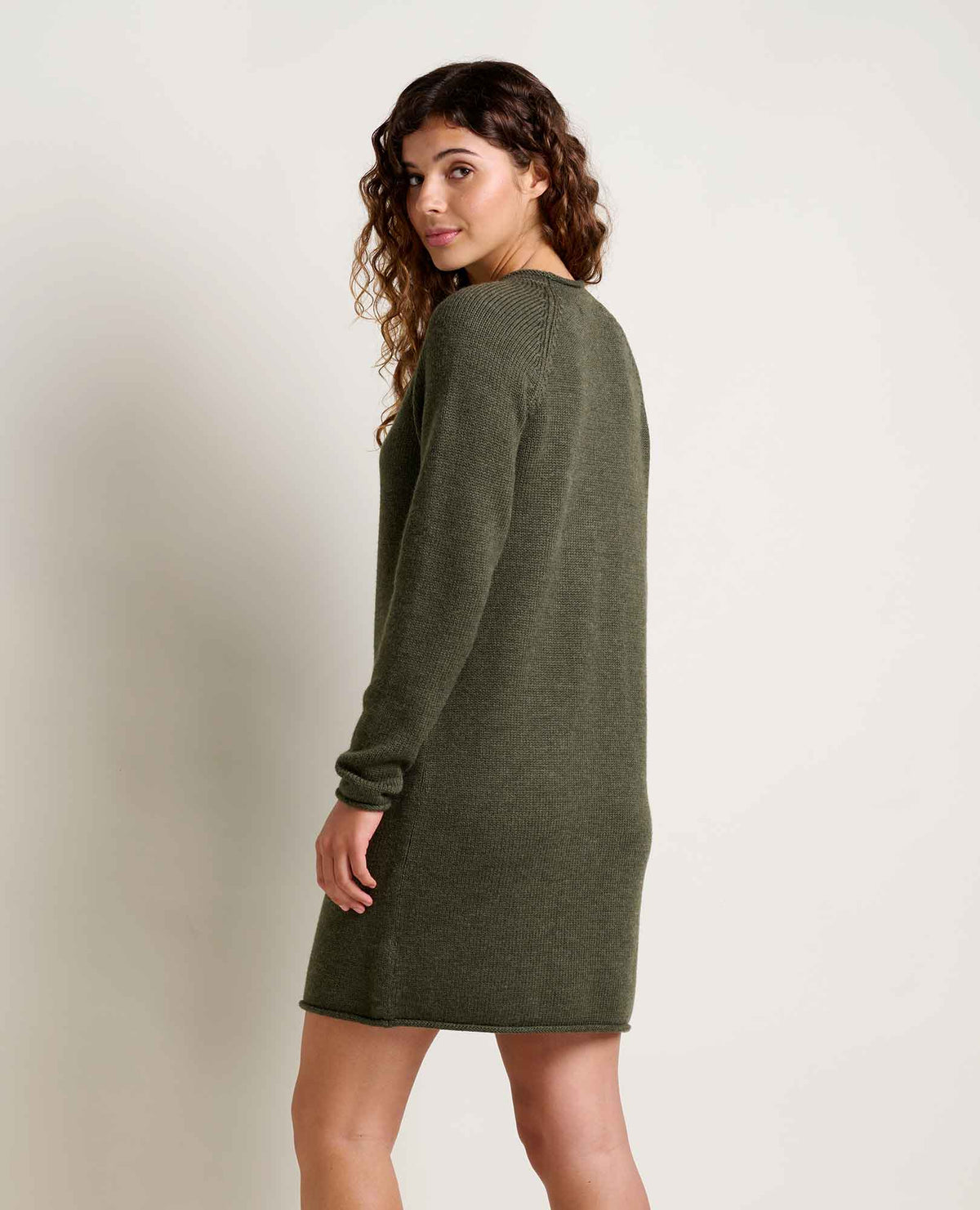 Toad&Co Alpineglo Roll Neck Sweater Dress - Organic Cotton & Wool