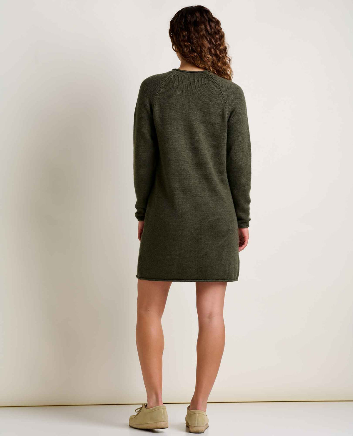 Toad&Co Alpineglo Roll Neck Sweater Dress - Organic Cotton & Wool