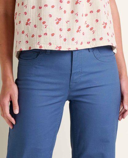 Toad&Co Earthworks Wide Leg Organic Cotton Crop Pant