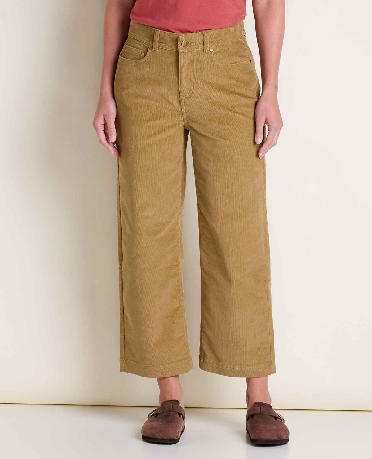 Toad&Co Women's Corduroy Wide Leg Crop Pant