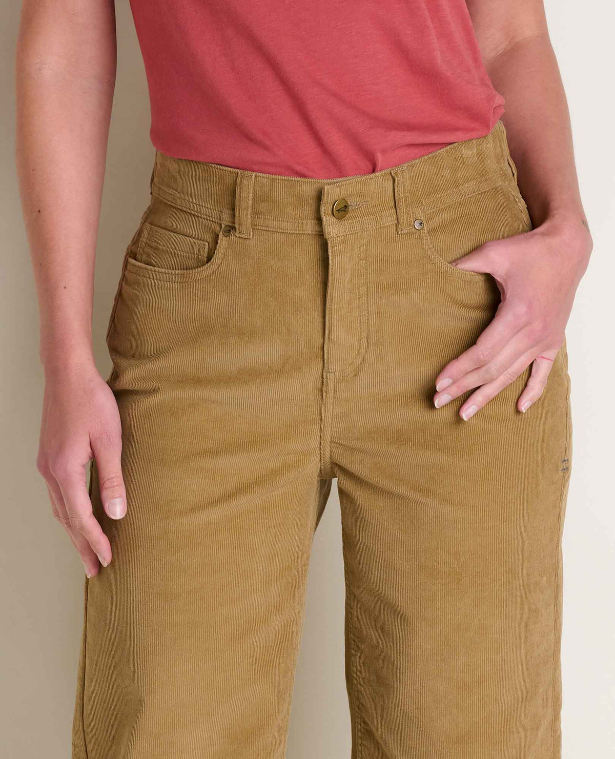 Toad&Co Women's Corduroy Wide Leg Crop Pant
