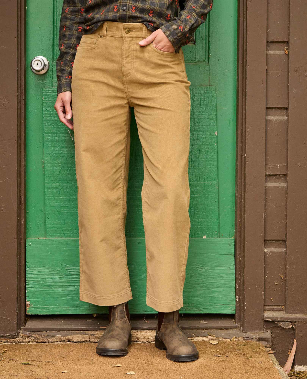 Toad&Co Women's Corduroy Wide Leg Crop Pant