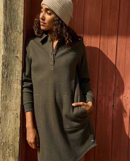 Toad&Co Women's Bitterroot Waffle Henley Dress
