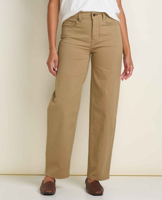 Toad&Co Women's Tamarack Straight Jean - Organic Cotton Stretch Denim