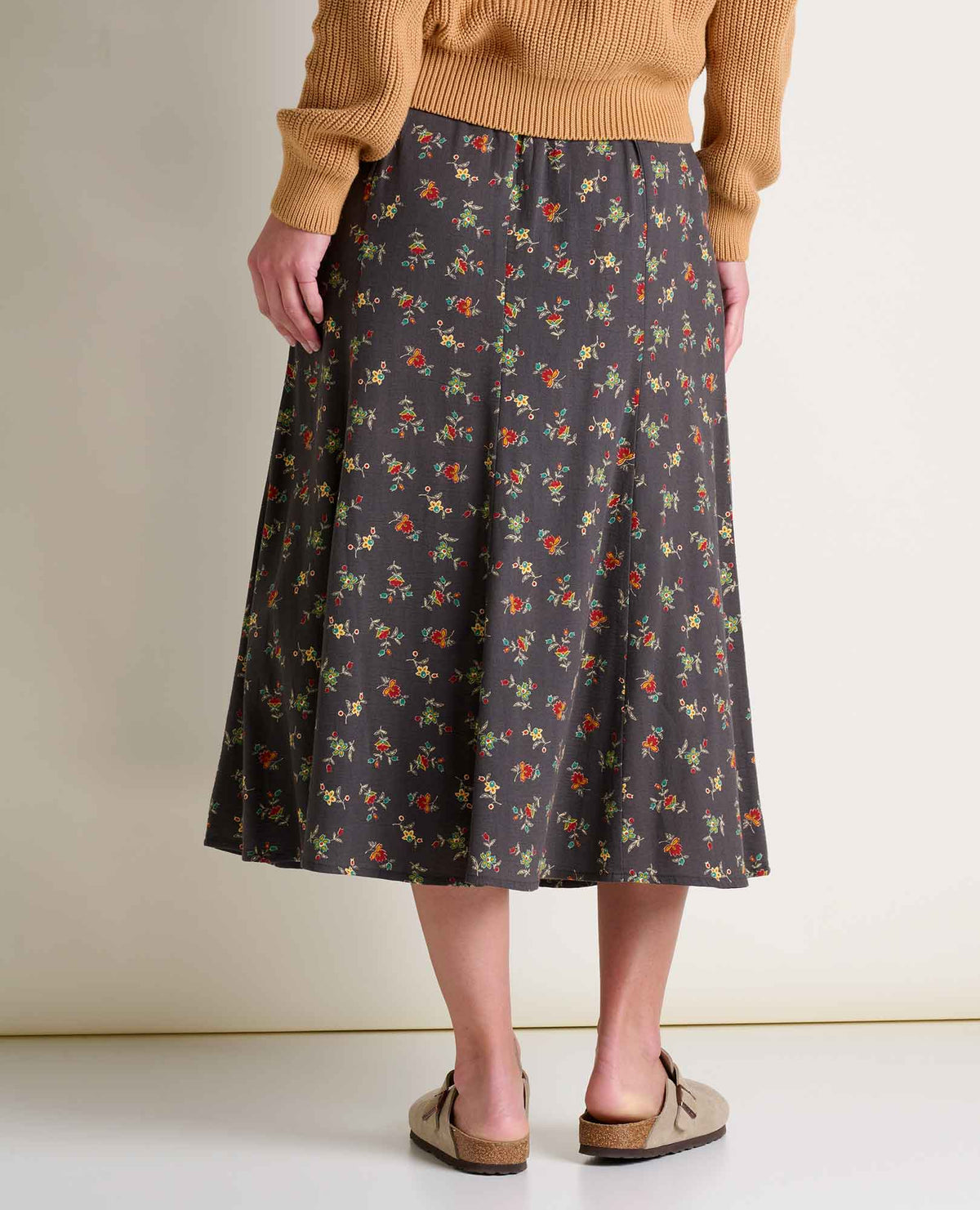Toad&Co Manzana Organic Cotton Midi Skirt