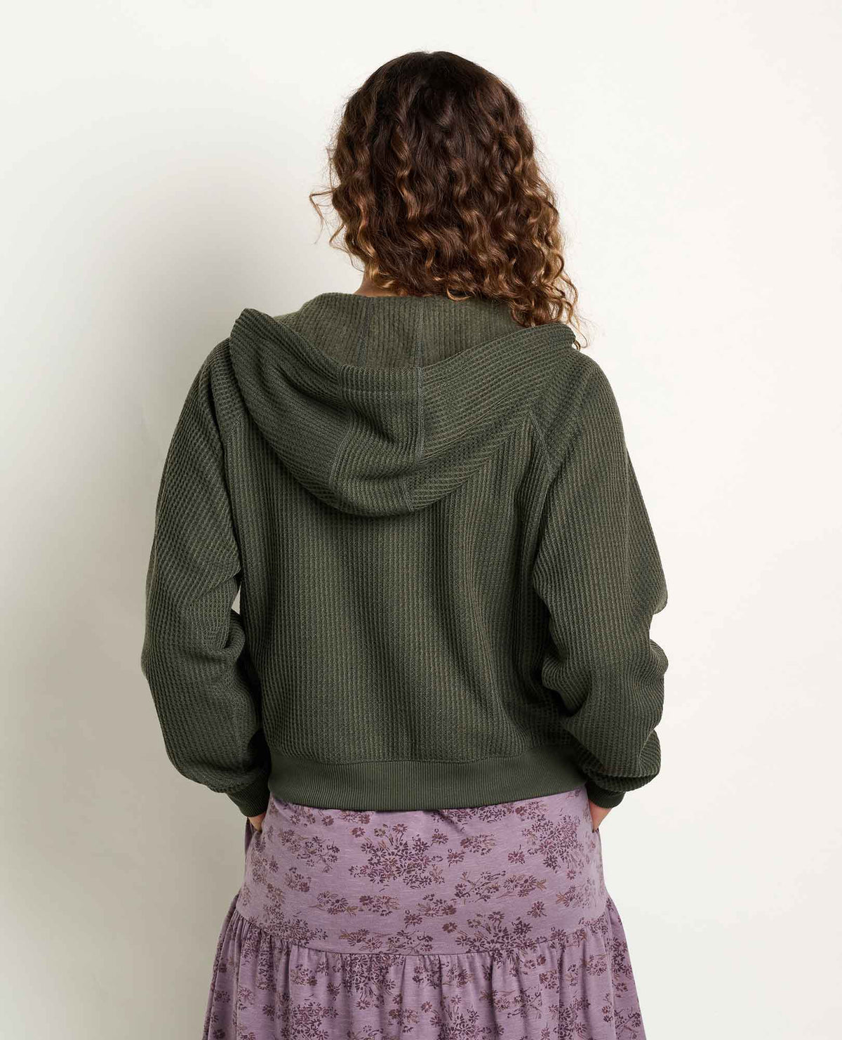 Toad&Co Women's Bitterroot Zip-Up Waffle Hoodie