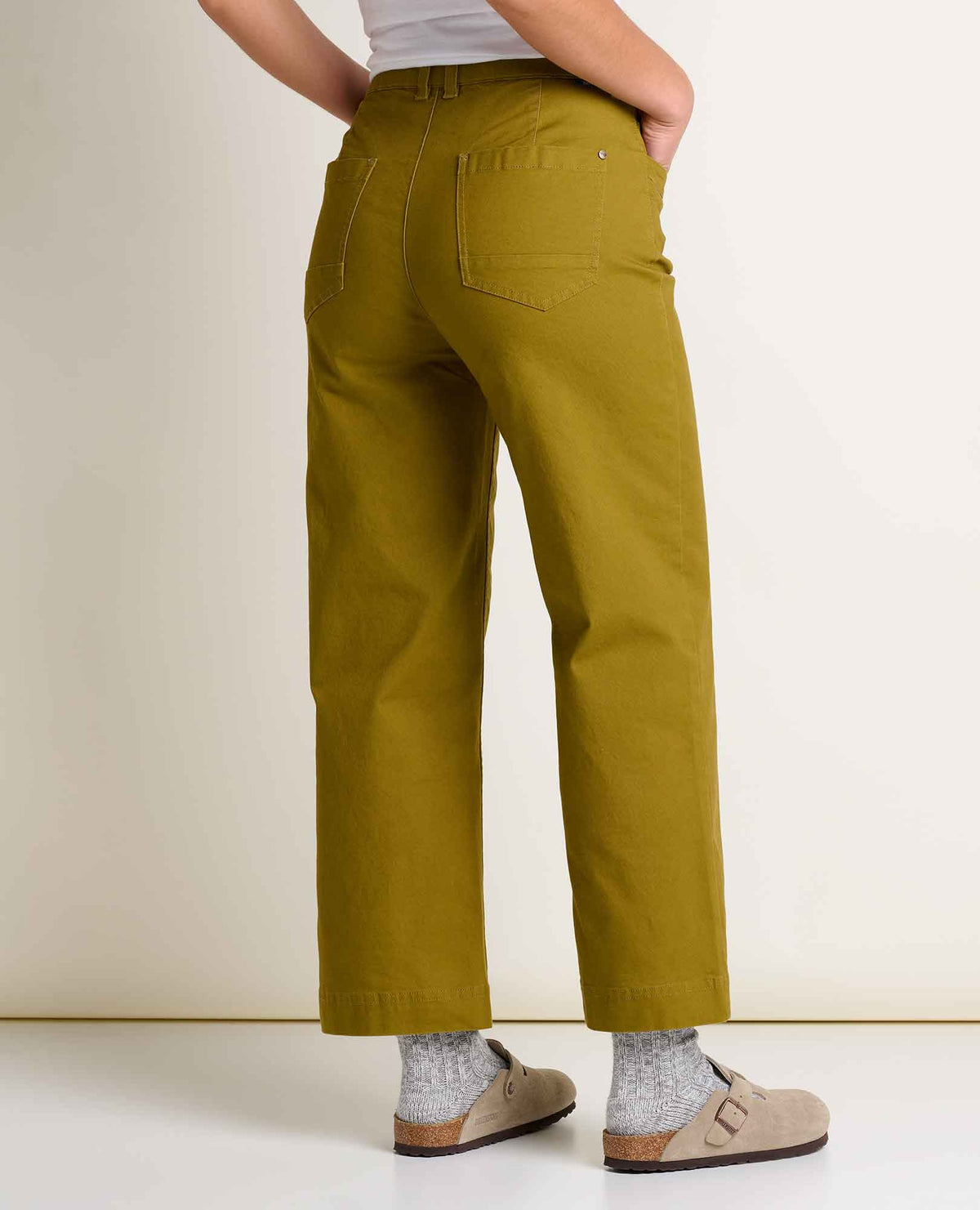 Toad&Co Earthworks Wide Leg Organic Cotton Crop Pant