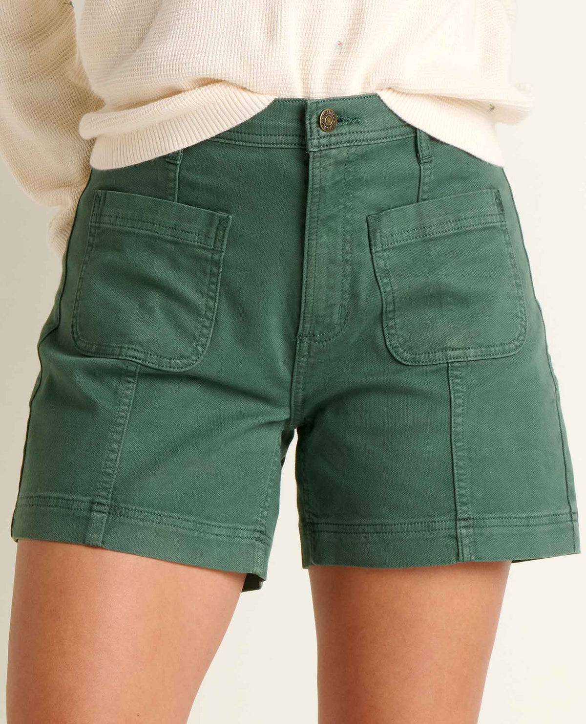 Toad&Co Women's Linden Canvas Short - Organic Cotton Sailor Shorts