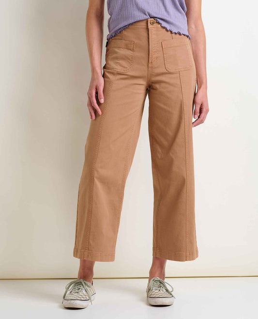 Toad&Co Linden Canvas Wide Leg Sailor Pant - Organic Cotton