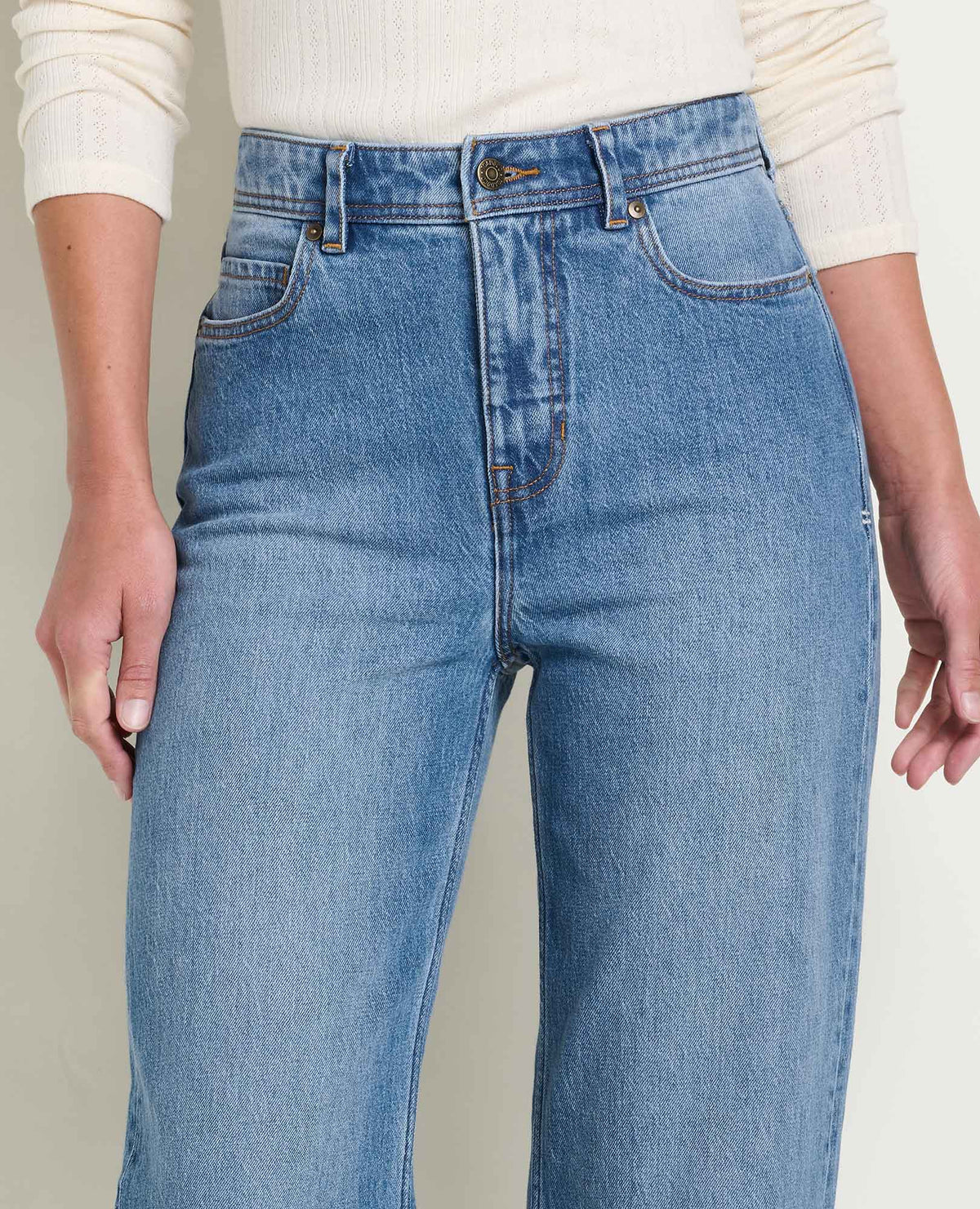 Toad&Co Women's Tamarack Straight Blue Jean