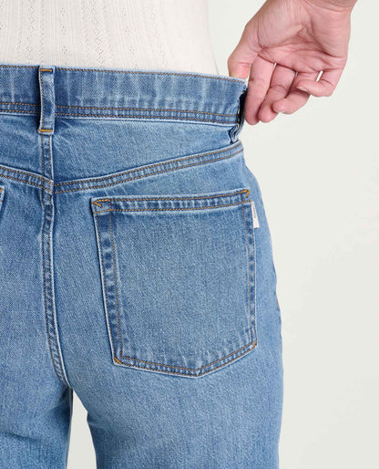 Toad&Co Women's Tamarack Straight Blue Jean