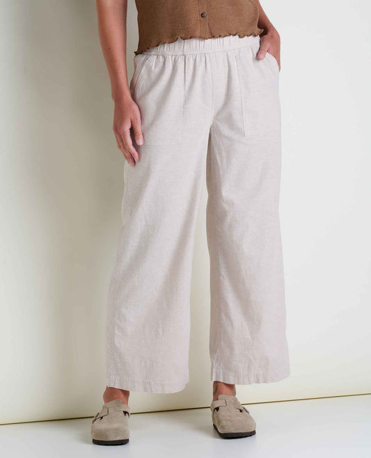 Toad&Co Taj Hemp Wide Leg Pant - Better than Linen