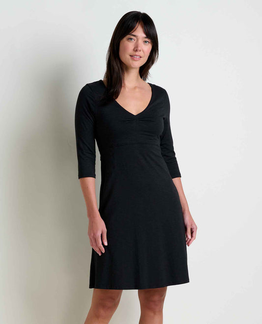 Toad&Co Women's Rosalinda Dress with Pocket - Organic Cotton and Tencel Dress by Toad&Co