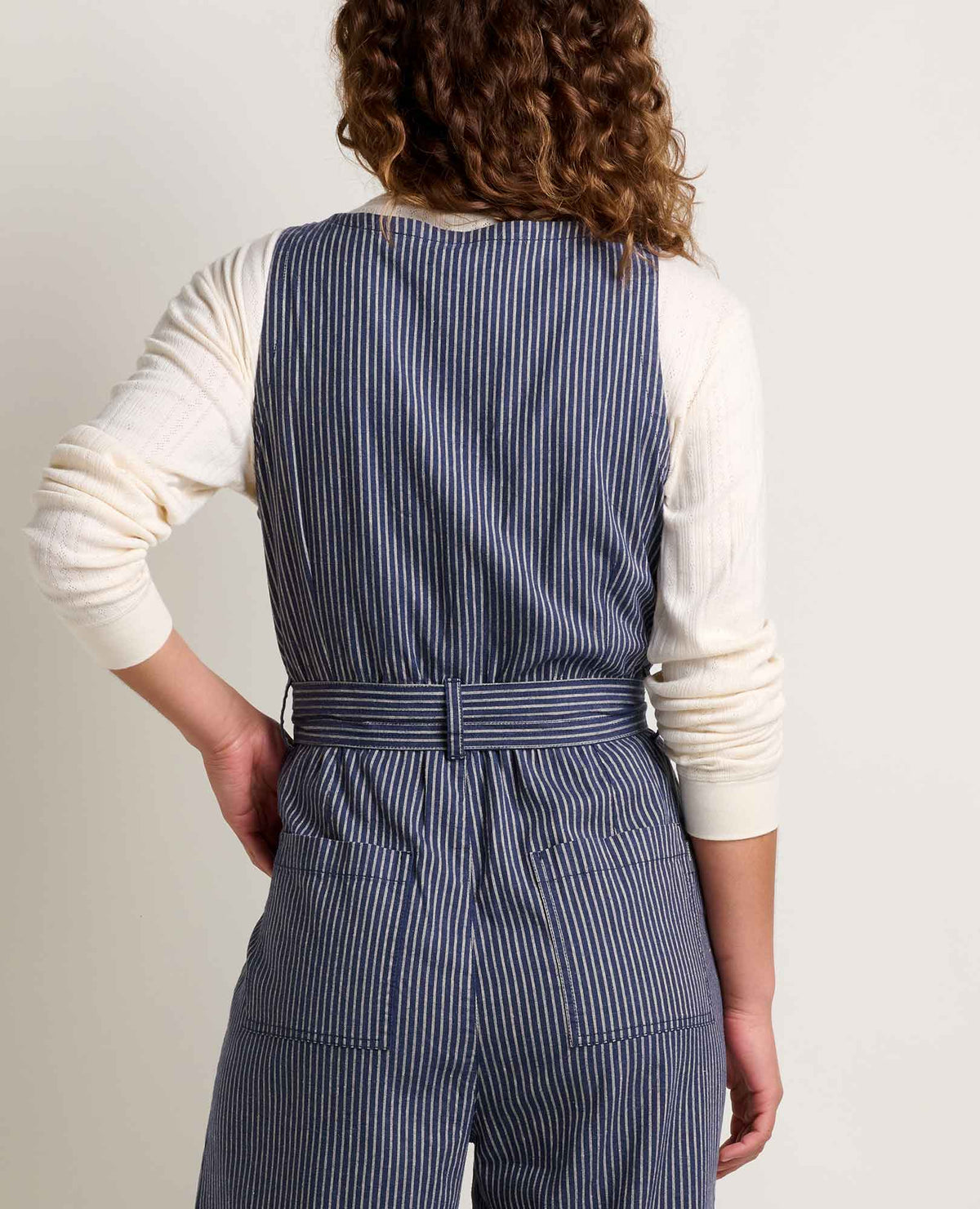 Toad&Co Tarn Sleeveless Wide Leg Jumpsuit - Hemp Blend