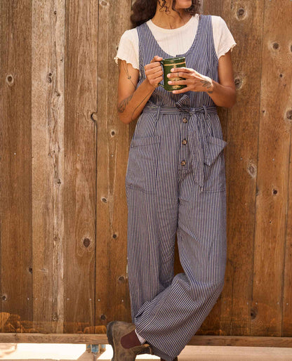 Toad&Co Tarn Sleeveless Wide Leg Jumpsuit - Hemp Blend