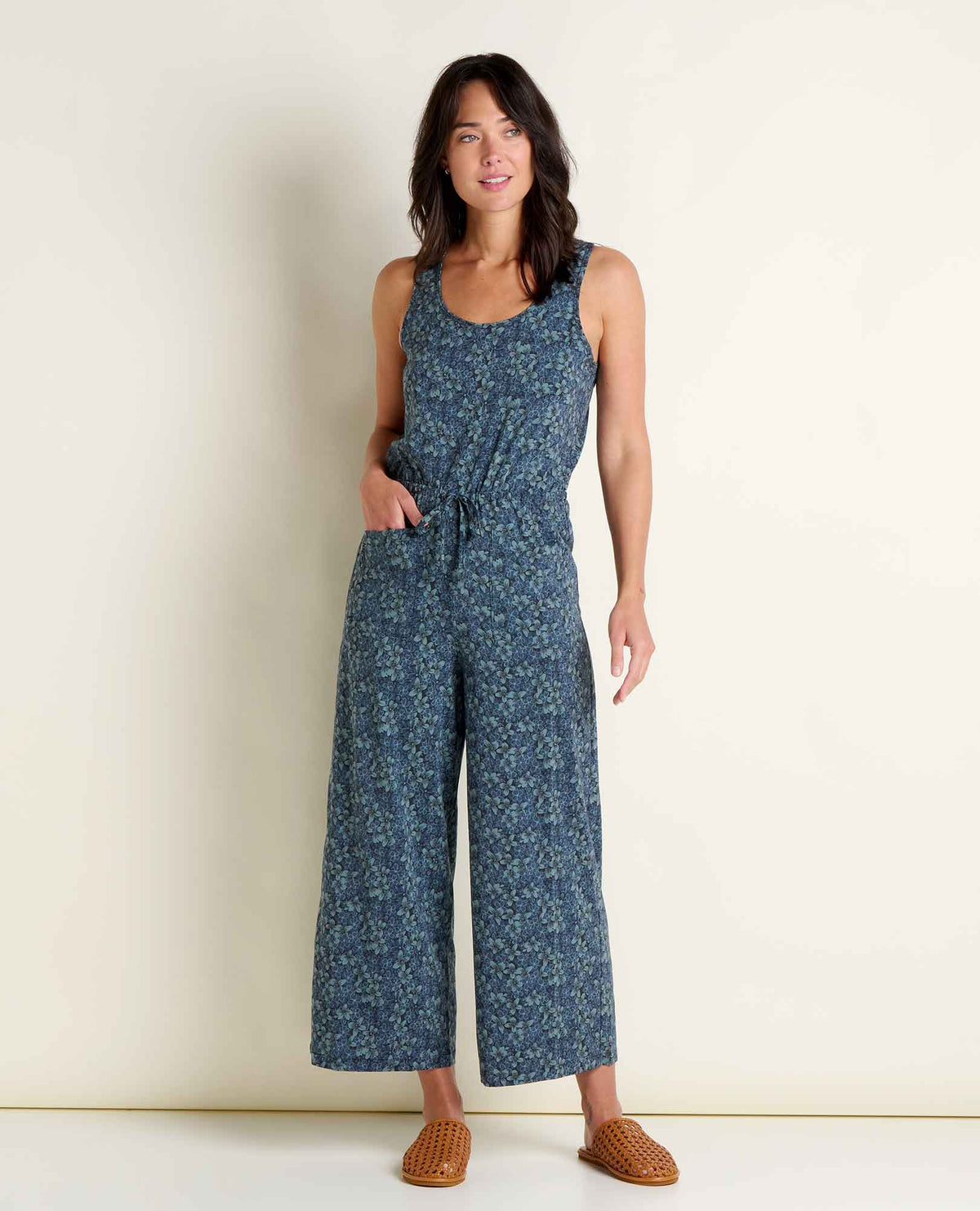 Toad&Co Livvy Sleeveless Sustainable Jumpsuit - by Toad&Co