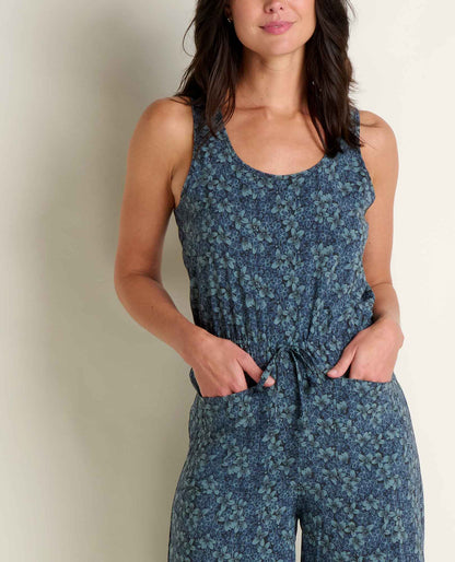 Toad&Co Livvy Sleeveless Sustainable Jumpsuit - by Toad&Co