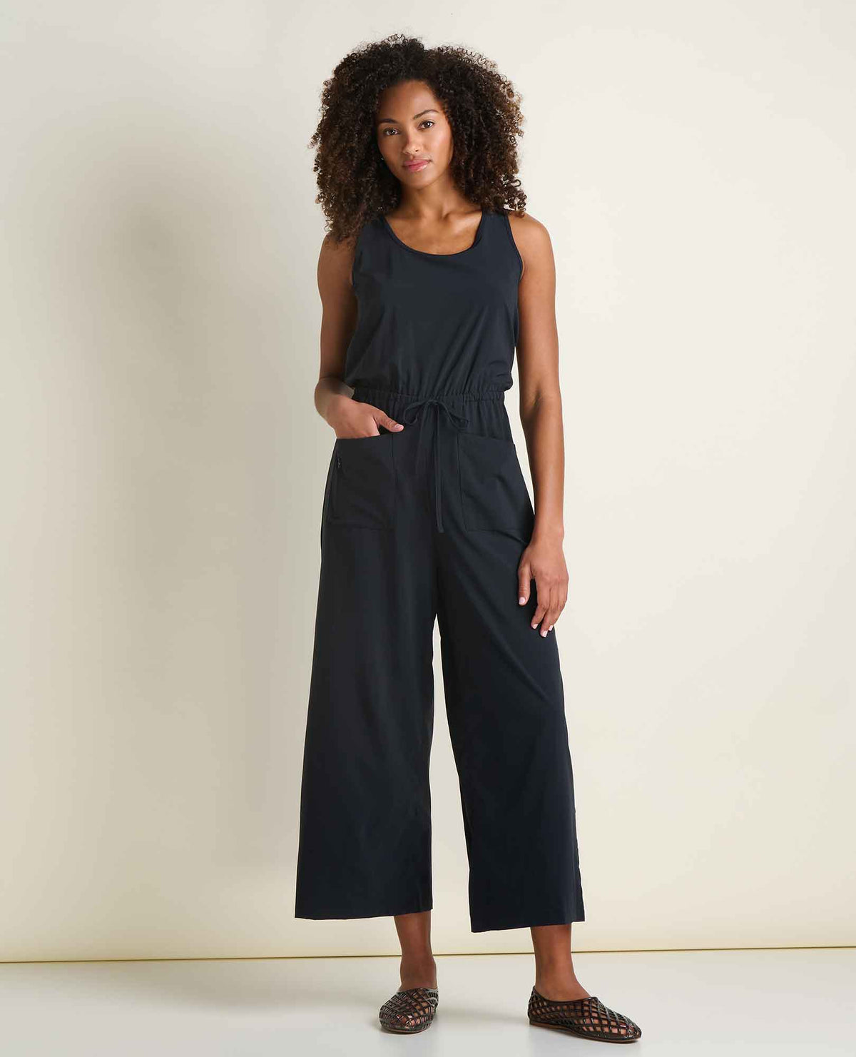 Toad&Co Livvy Sleeveless Sustainable Jumpsuit - by Toad&Co