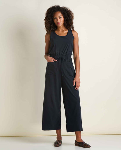 Toad&Co Livvy Sleeveless Sustainable Jumpsuit - by Toad&Co