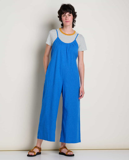 Toad&Co Taj Hemp Strappy Jumpsuit - by Toad&Co
