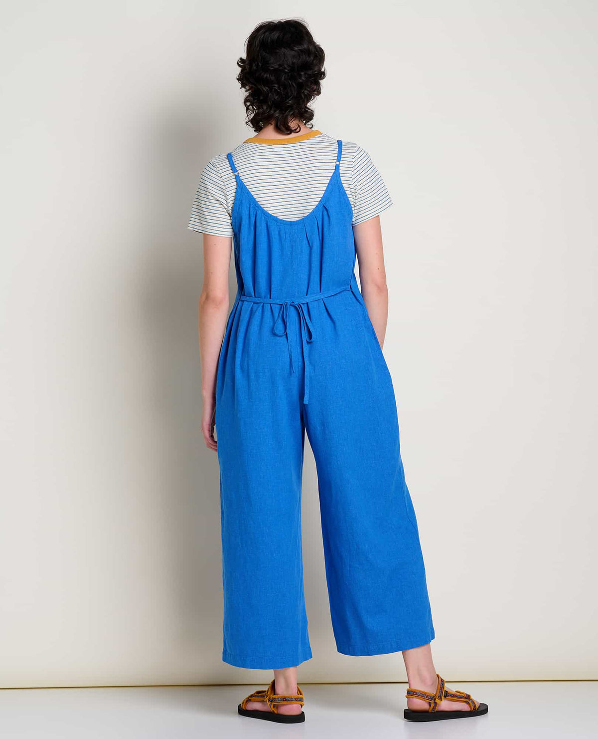 Toad&Co Taj Hemp Strappy Jumpsuit - by Toad&Co