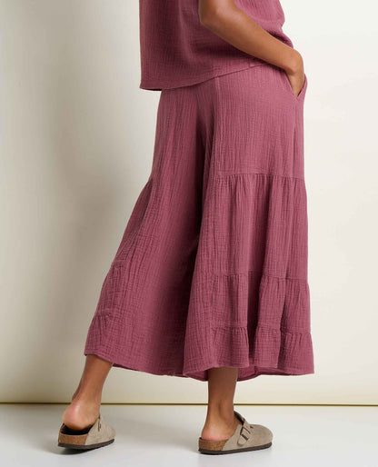 Toad&Co Tate Double Weave Palazzo Pant - Flowy & Wide Leg