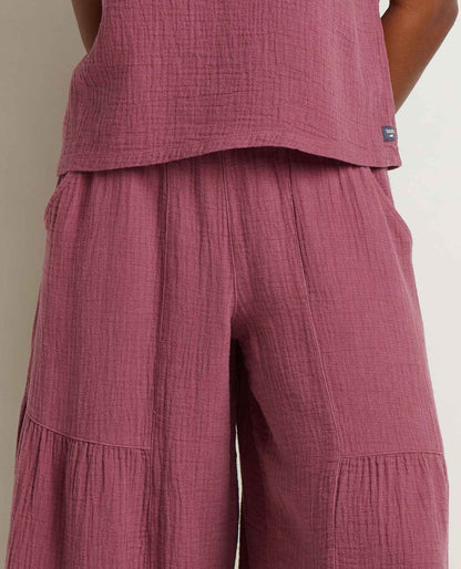 Toad&Co Tate Double Weave Palazzo Pant - Flowy & Wide Leg