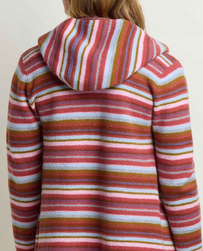 Toad&Co Heartfelt Merino Wool Open Front Cardigan Hoodie