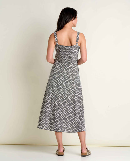 Toad&Co Sunkissed Tank Midi Dress - Quick-Dry Recycled Midi Travel Dress