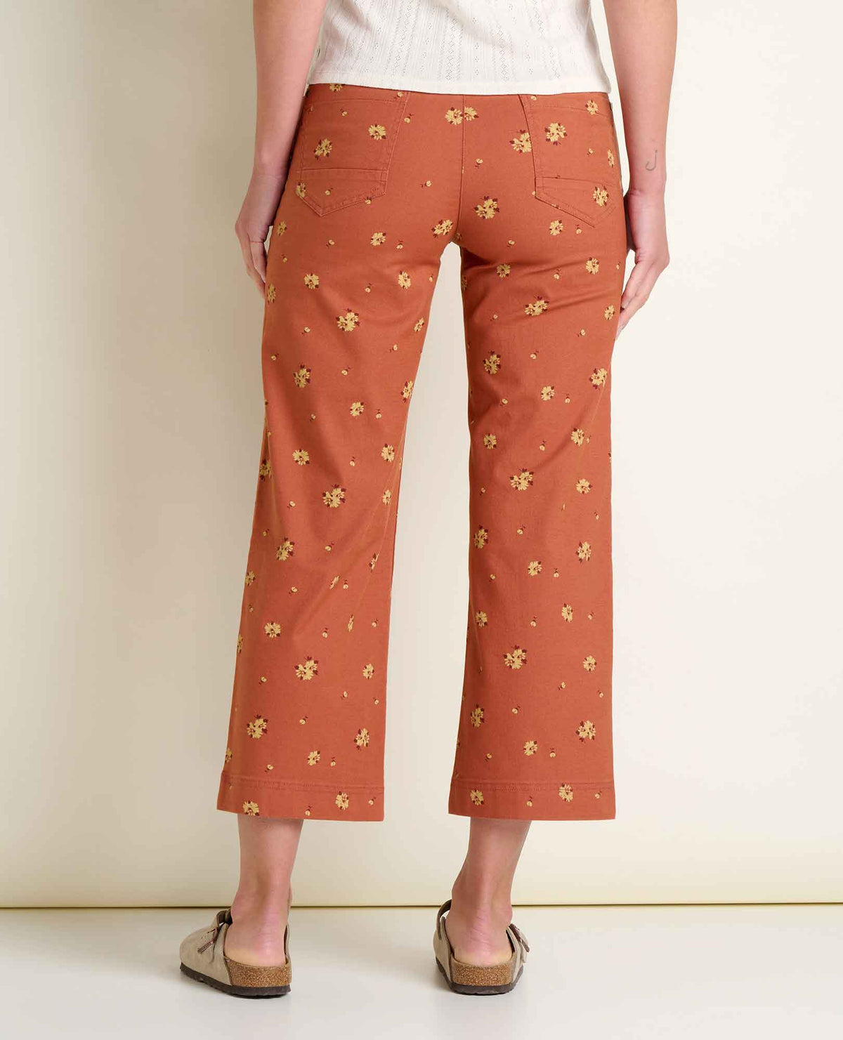 Toad&Co Earthworks Wide Leg Organic Cotton Crop Pant