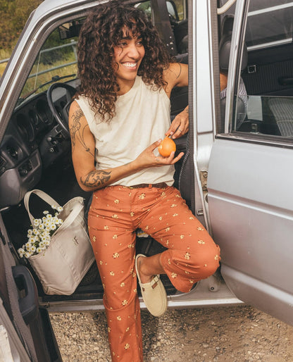 Toad&Co Earthworks Wide Leg Organic Cotton Crop Pant