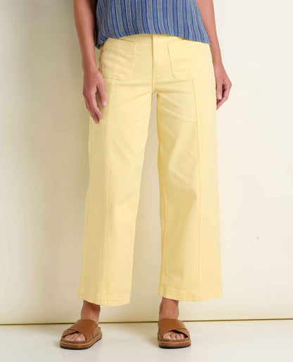 Toad&Co Linden Canvas Wide Leg Sailor Pant - Organic Cotton