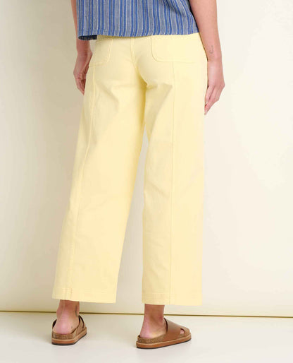 Toad&Co Linden Canvas Wide Leg Sailor Pant - Organic Cotton