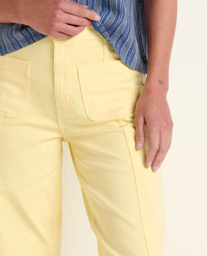 Toad&Co Linden Canvas Wide Leg Sailor Pant - Organic Cotton
